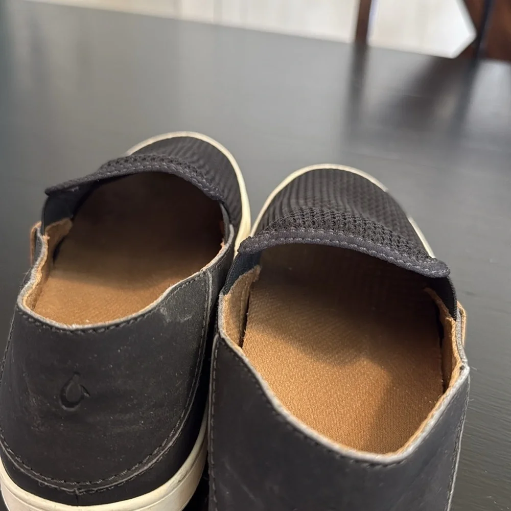 Olukai Pehuea women’s Black Slip-On‎ Shoes